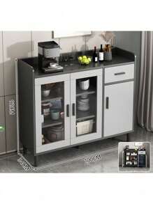 Muebles Archiveros Madera Lockers Tamano Oficio Gris 100cm - Gris - Ver 8