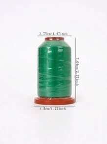 Set de 3 piezas de hilo de coser de poliéster premium: colores regulares mixtos para coser en casa, para máquina y costura a mano (1100 yardas cada uno)