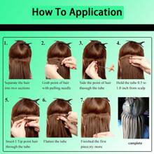 20 hebras de 20 pulgadas de extensiones de cabello sintético multicolor de Kanekalon con punta en I y queratina, para piezas de cabello, Día de San Patricio