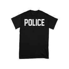 Police T-Shirt, Law Enforcement Graphic Tee, Police Officer Gift, Bold Police Print Shirt, Law Enforcement Apparel, Police Port Tee - 黑色 - 查看 1