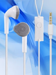 Auriculares con cable de 3.5 mm, auriculares in-ear con graves estéreo, micrófono para llamadas y música, equipo de audio electrónico