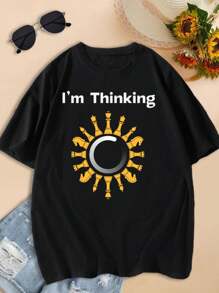 Funny Chess Couples T-Shirts | Matching Chess Player Shirts For Women Men | I'm Thinking... Chess Gift Tee