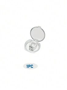 8 pièces de pince nasale magnétique anti-ronflement en silicone, un appareil de réduction du ronflement confortable pour les hommes et les femmes, livré avec un boîtier de rangement pour améliorer la qualité du sommeil, portable et adapté aux voyages en famille, et sert d'aide au soulagement du ronflement