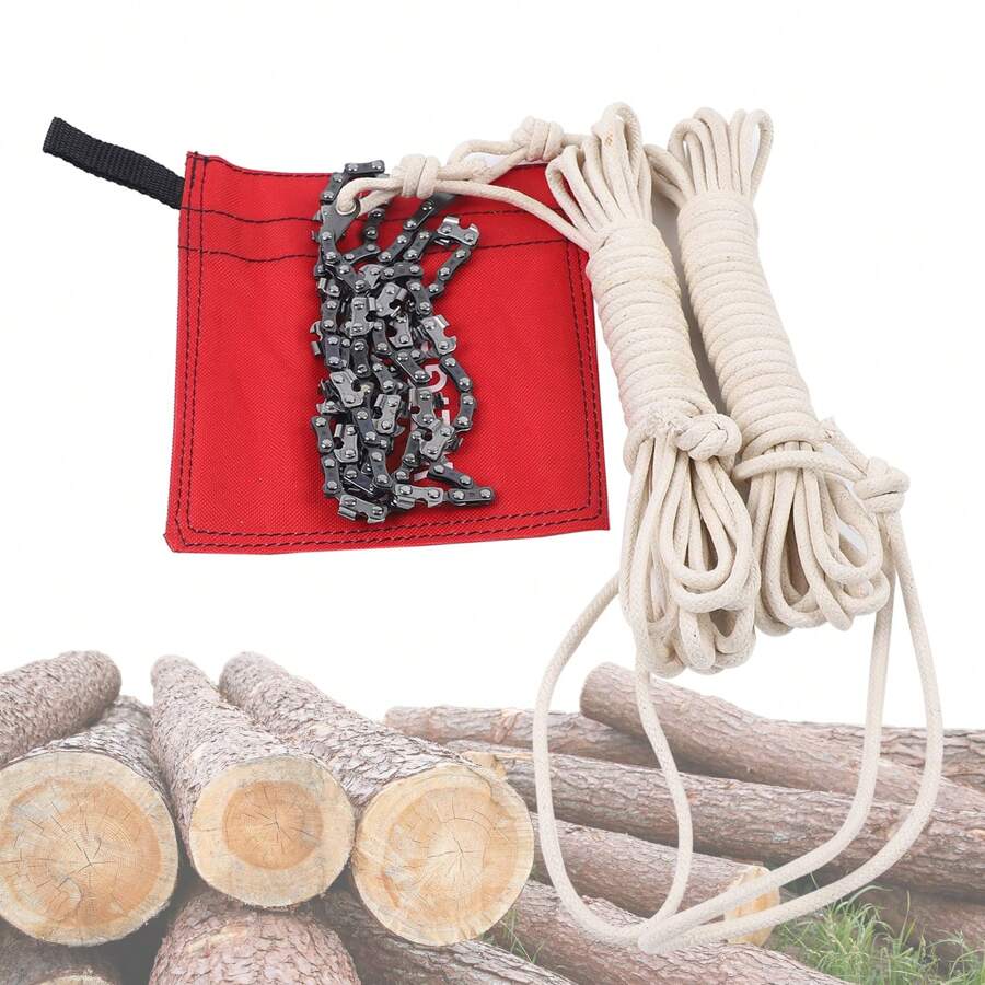 YUNRUX 48" High Reach Limb Hand Chain Saw Kit W/ Rope Throw Weight Bag 65 Manganese Steel