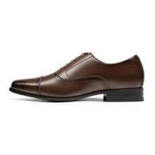 Father's Day Gifts Men's Oxfords British Style Shoes Timeless Elegance For Formal Occasions - 咖啡棕 - 查看 3