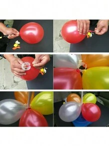 10/30/50PCS Decorative Decor Balloon Rings Buckle Balloon Arch Folder Convenient Clip Connector Balloon Clips For Balloon Arch
