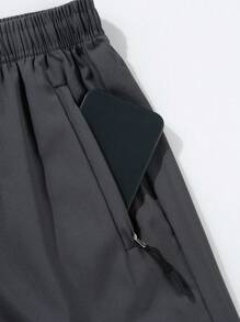 Men's 3-Piece Quick-Drying Sports Shorts With Zipper Pocket And Elastic Waistband For Casual Wear, Beach, Summer Outing, Running And Fitness Exercises, Summer Casual And Comfortable Shorts