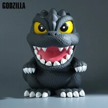 WB 1/2 STUKS Kaiju en Mecha Kaiju Muntbank Koppels Cadeaus Figuur PVC Bank Geldbesparende Doos Verzamelbare Film Randapparatuur Voor Wisselgeld Opslag Valentijnsdag Decoratie Verrassing Officieel Gelicentieerd Veilige Verpakking Beste Cadeaus