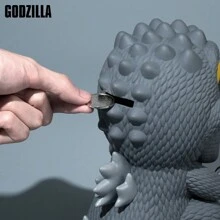 WB 1/2 STUKS Kaiju en Mecha Kaiju Muntbank Koppels Cadeaus Figuur PVC Bank Geldbesparende Doos Verzamelbare Film Randapparatuur Voor Wisselgeld Opslag Valentijnsdag Decoratie Verrassing Officieel Gelicentieerd Veilige Verpakking Beste Cadeaus