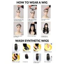 Long Straight Hair Burgundy Wigs With Bangs Heat Resistant Hair Synthetic No Lace Wigs For Fashion Women 28 Inch