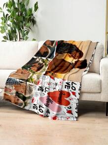 1 件定制名字床毯、带名字的个性化床上用品毯、个性化毛毯、可爱动物毯、最佳儿童毯、舒适毯、家庭礼物、生日礼物、圣诞礼物、个性化礼物、儿童节礼物、给儿子/女儿的礼物、给朋友的礼物、给孩子的礼物