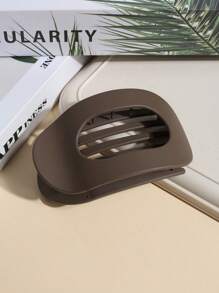 1/3个复古哑光高端弧形发爪夹，适合凌乱丸子头造型，豹纹发饰发爪发夹，学习用品 - 彩色 - 查看 3