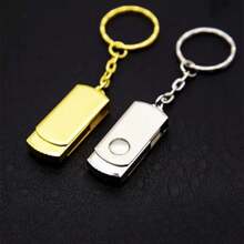 2TB And 1TB Capacity Expansion: Upgrade Rotating USB Flash Drive, Large Capacity USB Flash Drive 4TB - Rose Gold/1TB - View 5