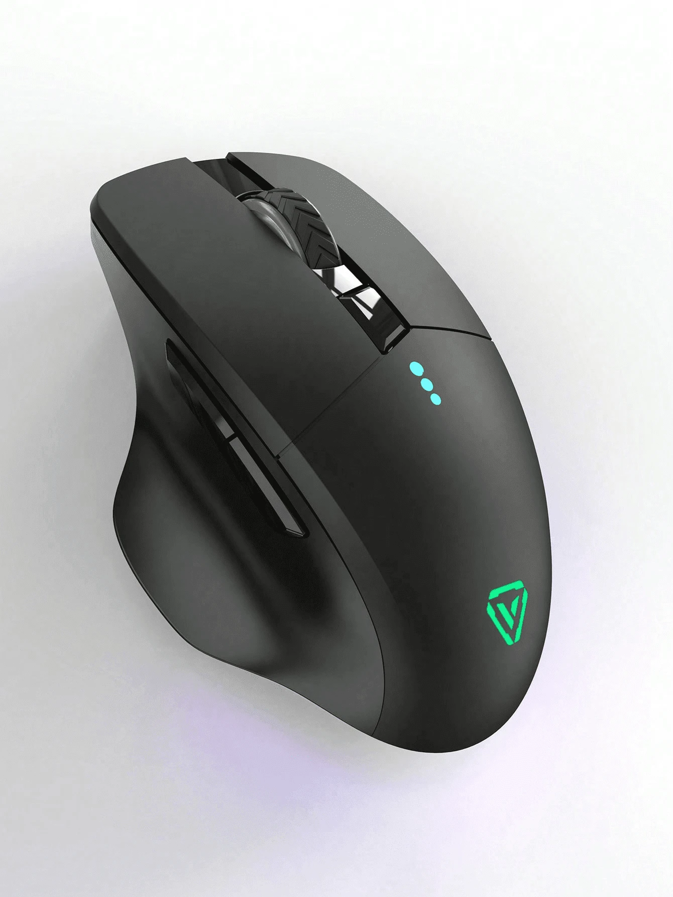 Ratón inalámbrico recargable, larga duración de la batería, compatible con computadoras de escritorio y portátiles, muy atractivo para la oficina y el juego