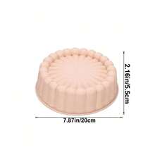 1 st Charlotte-form, rund form, silikonformar med nonstickbeläggning för ostkaka, chokladkaka, regnbågstårtor, brownietårta - Multifärgad - Visa 13