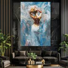 1 Pc Modern Abstract Sexy Women  Wooden Framed Canvas Painting -  Thickness 2.25cm/0.9inch,Home Gift Decoration, Room Decoration Aesthetic, Wall Decoration Art, Perfect Gift, Autumn And Winter Wall Decoration, Living Room Decoration, Bedroom Decoration, Kitchen Decoration, Entry Decoration, Bathroom Decoration, Direct Wall Painting, High Quality Wall Painting Poster