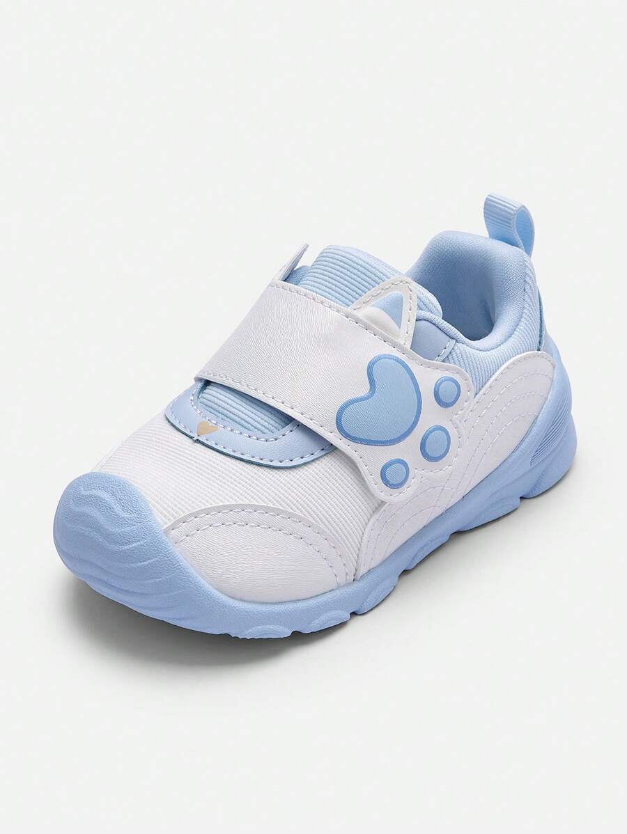 Balabala Baby Boys' And Girls' Anti-Slip Shoes, Adorable Spring Design - Blue and White - View 1