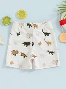 Pantalones cortos de baño para bebés niños, trajes de baño para bebés y niños pequeños, trajes de baño para bebés y niños pequeños - Blanco - Ver 3
