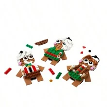 LEGO 40642 Lindo Hombre de Jengibre Niños Y Niñas Rompecabezas Bloques de Construcción Juguete para Niños Regalo