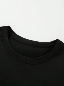 Men's 2-Piece Sports T-Shirt, Men's Functional Shirt, Quick-Drying Breathable Training Shirt, Fitness Running Shirt, Summer Casual Comfort Shirt