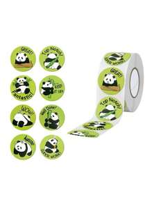 500pcs Cute Panda Paw Stickers, Mini Inspirational Colorful Stickers, 50pcs Cartoon Doodle Reminder Stickers, DIY Labels Decal Stickers For Gift Wrapping, Laptops, IPads, Guitars, Water Bottles, Diaries, Bumpers, Skateboards, Phones