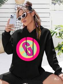 ICarly Groovy Smoothie Ladies' T-Shirt Sweatshirt  Cute Graphic Tees - Black - View 1