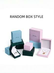 1 PC Natural Gemstone Tourmaline Necklace Colorful Square Necklace  Simple Fashion Pendant Necklace For Women, S925 Silver Plated With 18k Gold, Gemstone With Flawless Clarity And Full Fire Color, Tourmaline Random Color