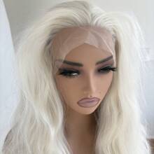 Synthetic Lace Wigs - Thuốc tẩy tóc vàng - Xem 7