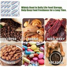 20 Packs 2500CC  Oxygen Absorbers (One Pack Individually Vacuum Sealed, 20x Pack Of 1), Oxygen Absorbers For Long Term Food Storage With Oxygen Indicator, For Mylar Bags, Mason Jars