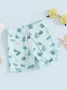 Young Boys Swimwear - Green - View 2