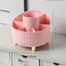 Porta-Pinceis Giratório de 360° para pincéis de maquiagem 6989-cor aleatoria - Multicolorido - Visão 5