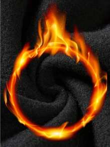 Customized Men Autumn Hoodie Sweatshirt, Custom Made For Valentine's Day, Husband, Wife, Girlfriend, Pets, Kids, Logo, Text, Any Customized Design - Black - View 5