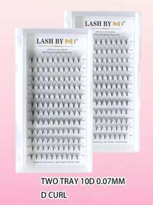 120 Clusters Premade Fans Eyelash Extensions 3D 5D 10D 20D 0.07mm Thickness D Curl 8-15mm Lash Extensions Premade Fans Pre Fanned Volume Lash Extensions D Curl By ( Mix 8-15mm)