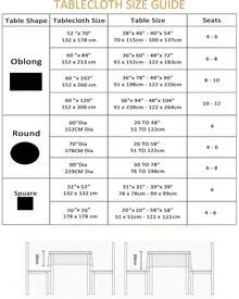 Mantel redondo de 60 pulgadas para interiores y exteriores, resistente al agua y con agujero para paraguas, en color licencia tropical - Cachemira - Ver 5