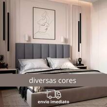 Headboard For Double Bed 60x20 Upholstered Modular Kit 7 Pieces Double-Sided Fixation - Dark Grey - View 2