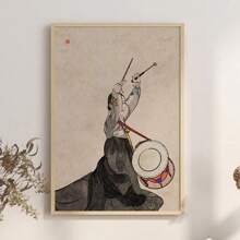 1 件/3 件 Wall Arts Poster 现代韩国海报帆布画亚洲韩国文化风景艺术客厅卧室家居咖啡厅装饰墙画，帆布艺术，高品质，无框/有框 - 彩色 - 查看 10