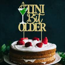 1Pc A Tini Bit Older Cake Topper Happy Birthday Cake Bunting Decor - Birthday Party Cake Decoration Supplies,For Photo Booth Props,Bachelorette Party Decoration - Multicolor - View 8