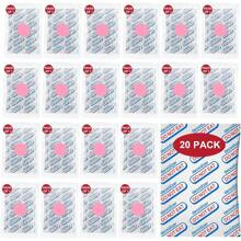 20 Packs 2500CC  Oxygen Absorbers (One Pack Individually Vacuum Sealed, 20x Pack Of 1), Oxygen Absorbers For Long Term Food Storage With Oxygen Indicator, For Mylar Bags, Mason Jars