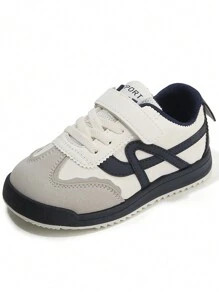 1 双儿童休闲软底运动鞋，秋季新款女孩和男孩运动鞋，百搭 - 藍色 - 查看 5