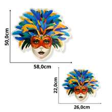 03 Painel Arlequina Carnaval Enfeite Festa Decoração Colorida