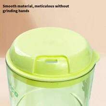 Miniso Cốc cà phê lạnh di động 500ml/16.91oz hình nhân vật Sanrio - Cốc giữ nhiệt hình hoạt hình dễ thương (1 chiếc) - Màu vàng - Xem 3
