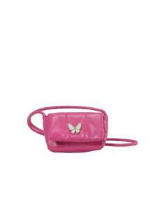 1pc Mini Crossbody Bag, Small Square Bag, Leather Butterfly And Square Crossbody Bag, Lipstick Bag, Suitable For Teenagers, Outing, Travel, Daily Matching, Suitable For Shopping And Daily Use. - Multicolor - View 11