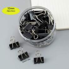 12-60 Black Long Tail Clips Small, Medium And Large Ticket Clips For Powerful Canning Of Documents
