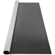 Dance Floor Roll Portable, Practice Dance Floor,1.5mm Thickness PVC Dance Flooring Black/White/Grey Roll Out Dance Floor Non-Slide & Wearproof Dance Floor Easy Cleaning For Ballet