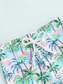 Young Boys Swimwear - 粉色 - 查看 4