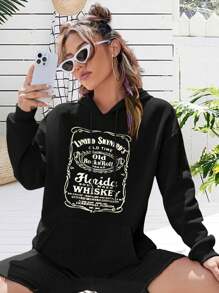 Women's Classic Rock Sweatshirt Vintage Band Tees Retro Music Apparel Concert Outfit - Black - View 1