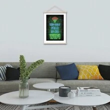 悬挂式 Soidwoad 海报 Dp 装饰画海报海报架海报架，浅色木相框，照片框架，帆布艺术品，艺术印刷壁挂（1 套，16*23.5 英寸，柚木）房间装饰家居装饰墙壁装饰浴室装饰卧室装饰房间装饰用品客厅装饰房屋装饰家居装饰客厅墙纸贴纸 - 彩色 - 查看 4