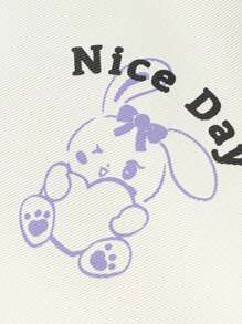 Balabala Girls' Color-Block Baseball Jacket, Sporty Campus Style - Purple and White - View 8