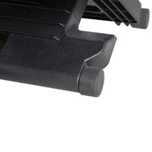 HOMCOM Footrest Adjustable Height & Angle 0-30 Degree For Better Posture At Office Black - Black - View 9