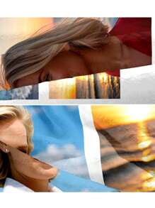 1 件可定制家庭毯，高清印花定制法兰绒毯子，适用于情人节多用途客厅沙发户外海滩露营宠物，个性化家庭/宠物/情侣照片印花床上用品毯子，个性化圣诞礼物，母亲节/父亲节礼物，家庭礼物，生日礼物，送给朋友的礼物，送给她的礼物 - 彩色 - 查看 4